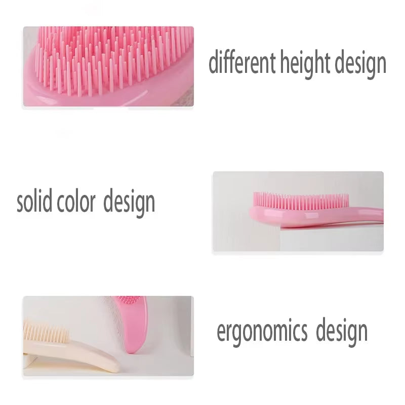 Magic Handle Detangle Hair Comb anti Static Massage Hair Brush Tangle Shower Massage Hairbrush Comb Salon Woman Hair Accessories