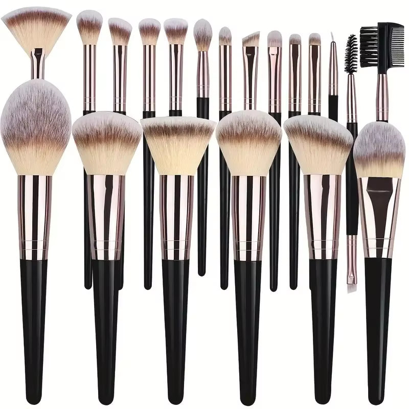 Professional 3/20PCS Makeup Brushes Set Soft Fluffy Eyeshadow Foundation Concealer Blending Blush Brush Kabuki Women Beauty Tool