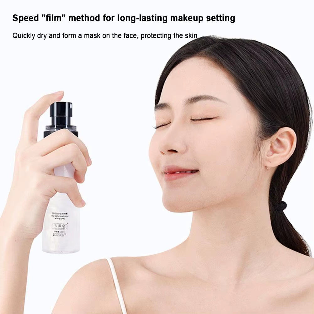 100Ml Makeup Setting Spray Long Lasting Foundation Quick Control Oil Natural Fixer Matte Refreshing Spray Moisturizing Fixe Y4H7