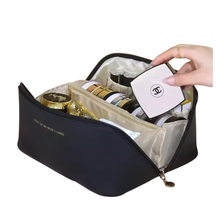 trousse de Maquillage en Cuir
