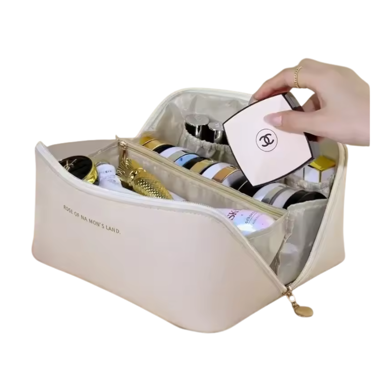 trousse de Maquillage en Cuir