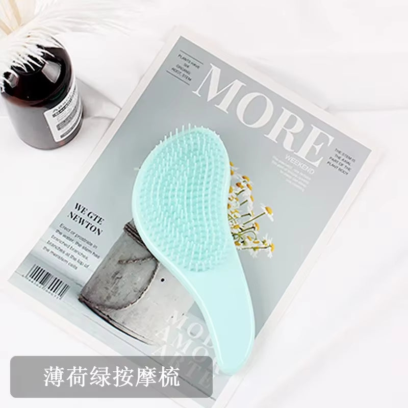 Magic Handle Detangle Hair Comb anti Static Massage Hair Brush Tangle Shower Massage Hairbrush Comb Salon Woman Hair Accessories
