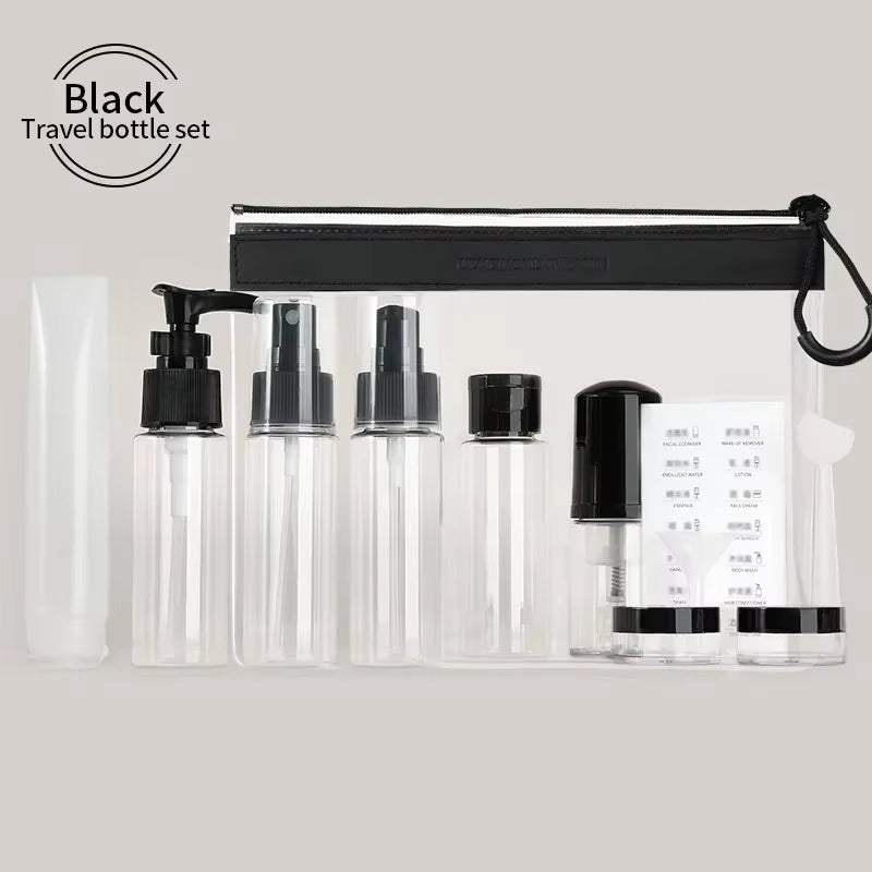 Travel Makeup Cosmetic Face Cream Pot Bottles Transparent Plastic Travel Accessories Empty Make up Container Bottle