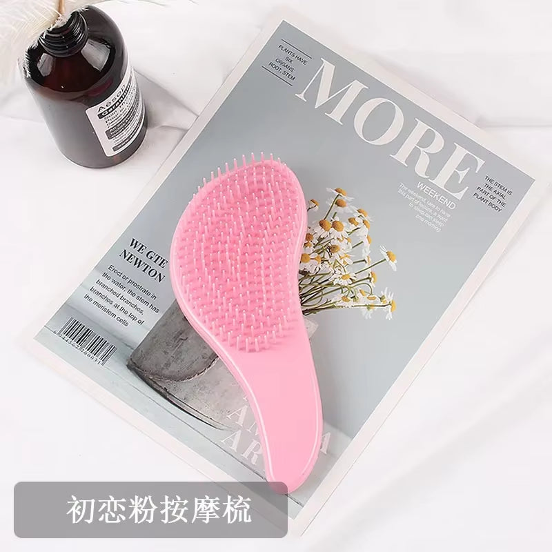 Magic Handle Detangle Hair Comb anti Static Massage Hair Brush Tangle Shower Massage Hairbrush Comb Salon Woman Hair Accessories