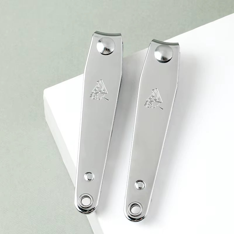 Stainless Steel Nail Cutter with Nail File Flat Clipper Fit for Big Size Fingernail Toenail Tips Cutter Trimmer Nail Care Tool