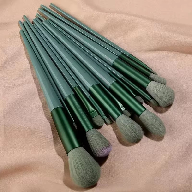 13Pcs Makeup Brushes Cosmetic Full Set 3 Colors Soft Hair Female Make up Tools Foundation Brush Eyeshadow Complete Kit