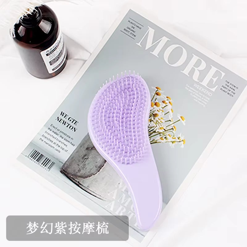 Magic Handle Detangle Hair Comb anti Static Massage Hair Brush Tangle Shower Massage Hairbrush Comb Salon Woman Hair Accessories