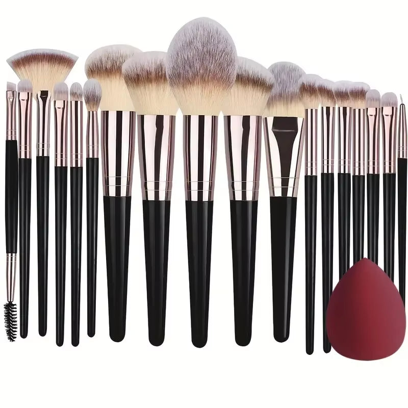 Professional 3/20PCS Makeup Brushes Set Soft Fluffy Eyeshadow Foundation Concealer Blending Blush Brush Kabuki Women Beauty Tool