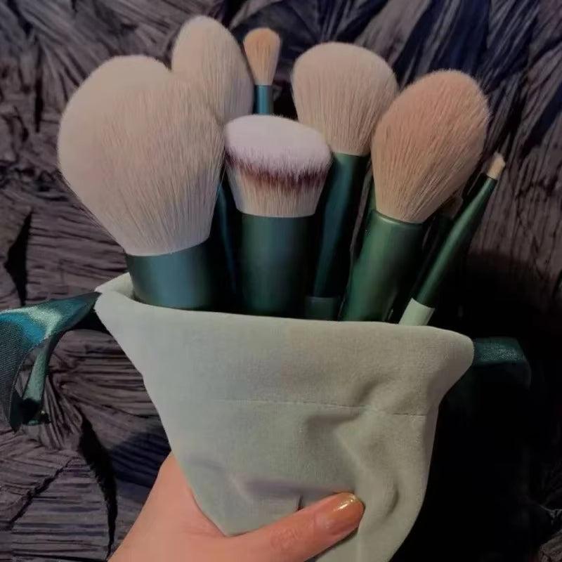 13Pcs Makeup Brushes Cosmetic Full Set 3 Colors Soft Hair Female Make up Tools Foundation Brush Eyeshadow Complete Kit