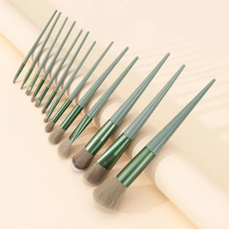13Pcs Makeup Brushes Cosmetic Full Set 3 Colors Soft Hair Female Make up Tools Foundation Brush Eyeshadow Complete Kit
