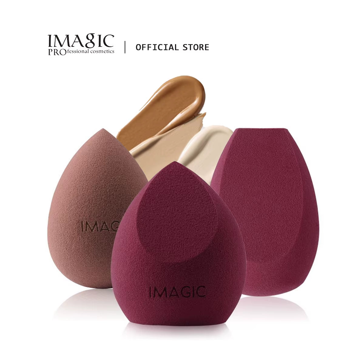 3Pcs Makeup Puff Wet and Dry Professionele Makeup Spons Foundation Cream Concealer Multipurpose Makeup Tool