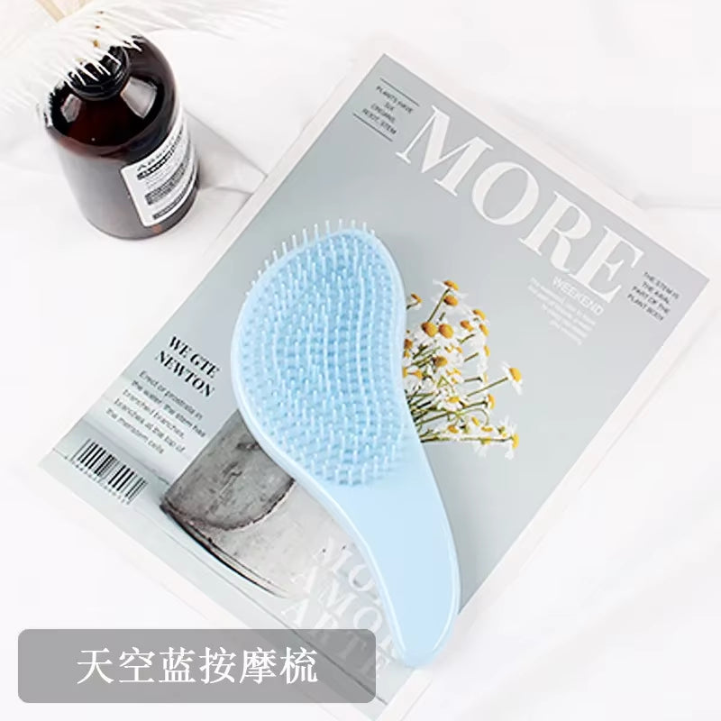 Magic Handle Detangle Hair Comb anti Static Massage Hair Brush Tangle Shower Massage Hairbrush Comb Salon Woman Hair Accessories