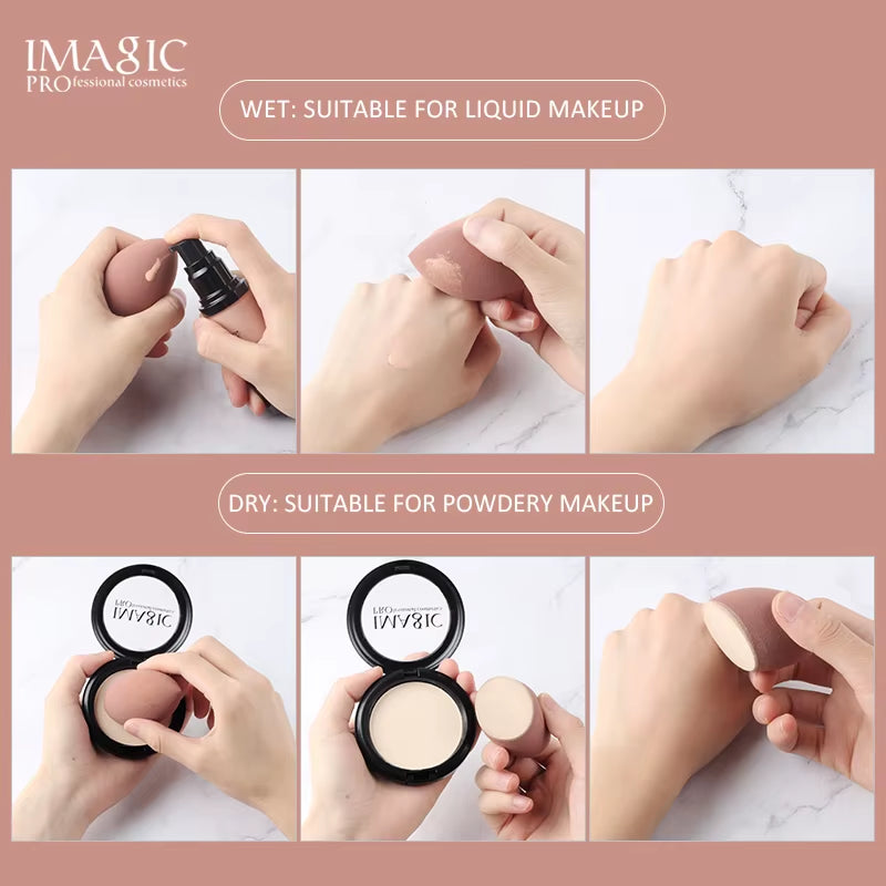 3Pcs Makeup Puff Wet and Dry Professionele Makeup Spons Foundation Cream Concealer Multipurpose Makeup Tool