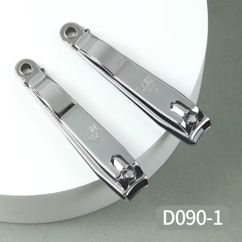 Stainless Steel Nail Cutter with Nail File Flat Clipper Fit for Big Size Fingernail Toenail Tips Cutter Trimmer Nail Care Tool