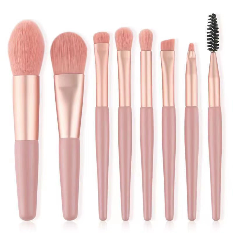 8Pcs Professional Makeup Brushes Set Cosmetic Powder Eye Shadow Foundation Blush Blending Concealer Beauty Make up Tool Brushes