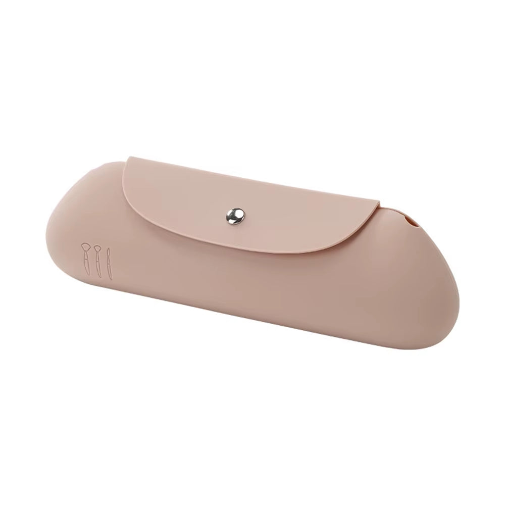 Travel Makeup Brush Holder Silicone Cosmetic Brushes Bag Makeup Tools Case Portable Waterproof Makeup Tools Organizer Women Girl