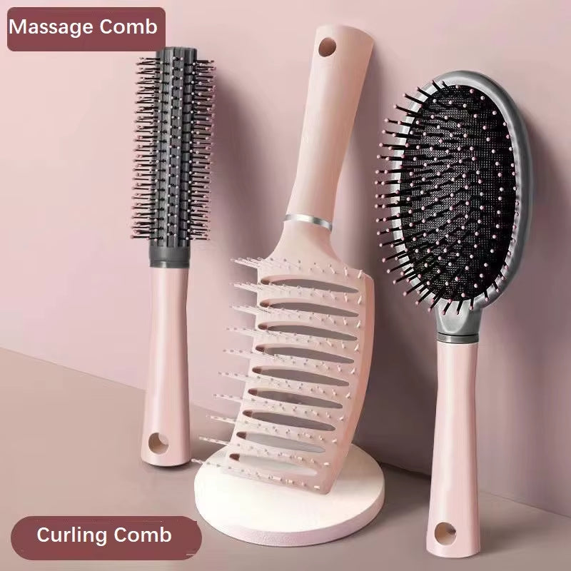 Professional Straight Smooth Curly Hair Comb Set Brush Large Hairdressing All Hair Type Massage Styling Comb for Women Men