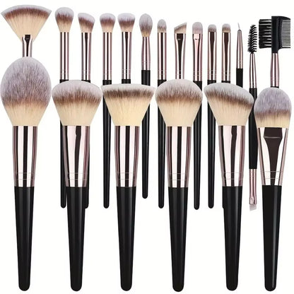 Professional 3/20PCS Makeup Brushes Set Soft Fluffy Eyeshadow Foundation Concealer Blending Blush Brush Kabuki Women Beauty Tool