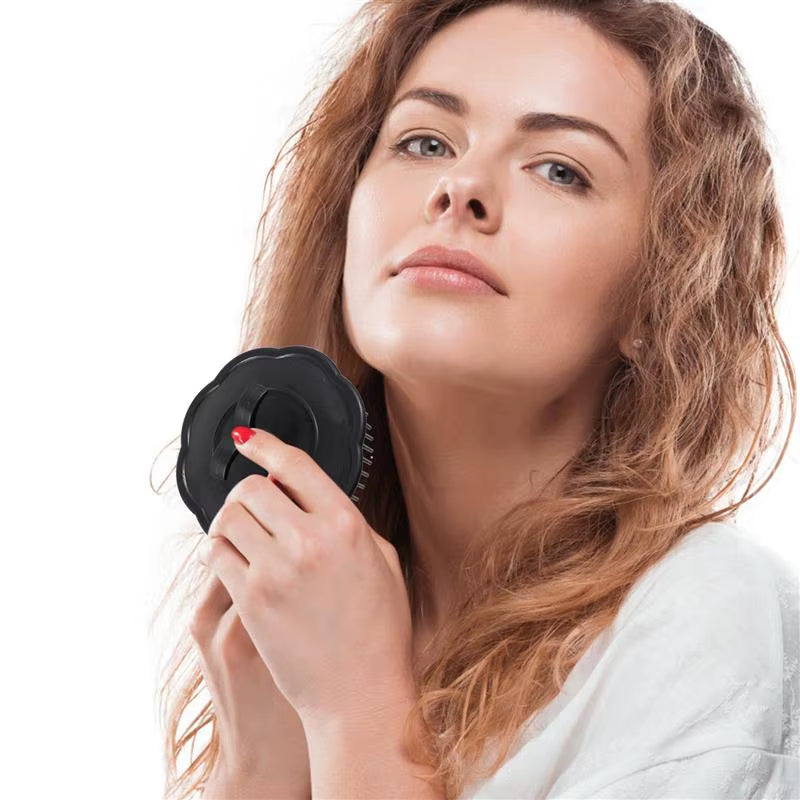 4Pcs Hair Shampoo Brush Scalp Care Hair Cleaning Brush Hair Brush Shower Hair Brush Exfoliating Hair Washing Comb Massager