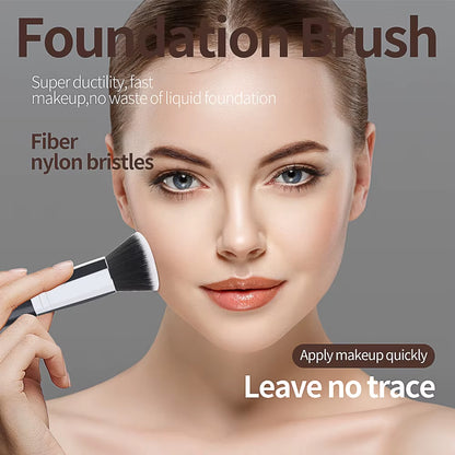 1PCS Makeup Brush with Box Foundation Concealer Powder Blush Contour Brush Dense Soft Bristle Brush Beauty Tool for Women