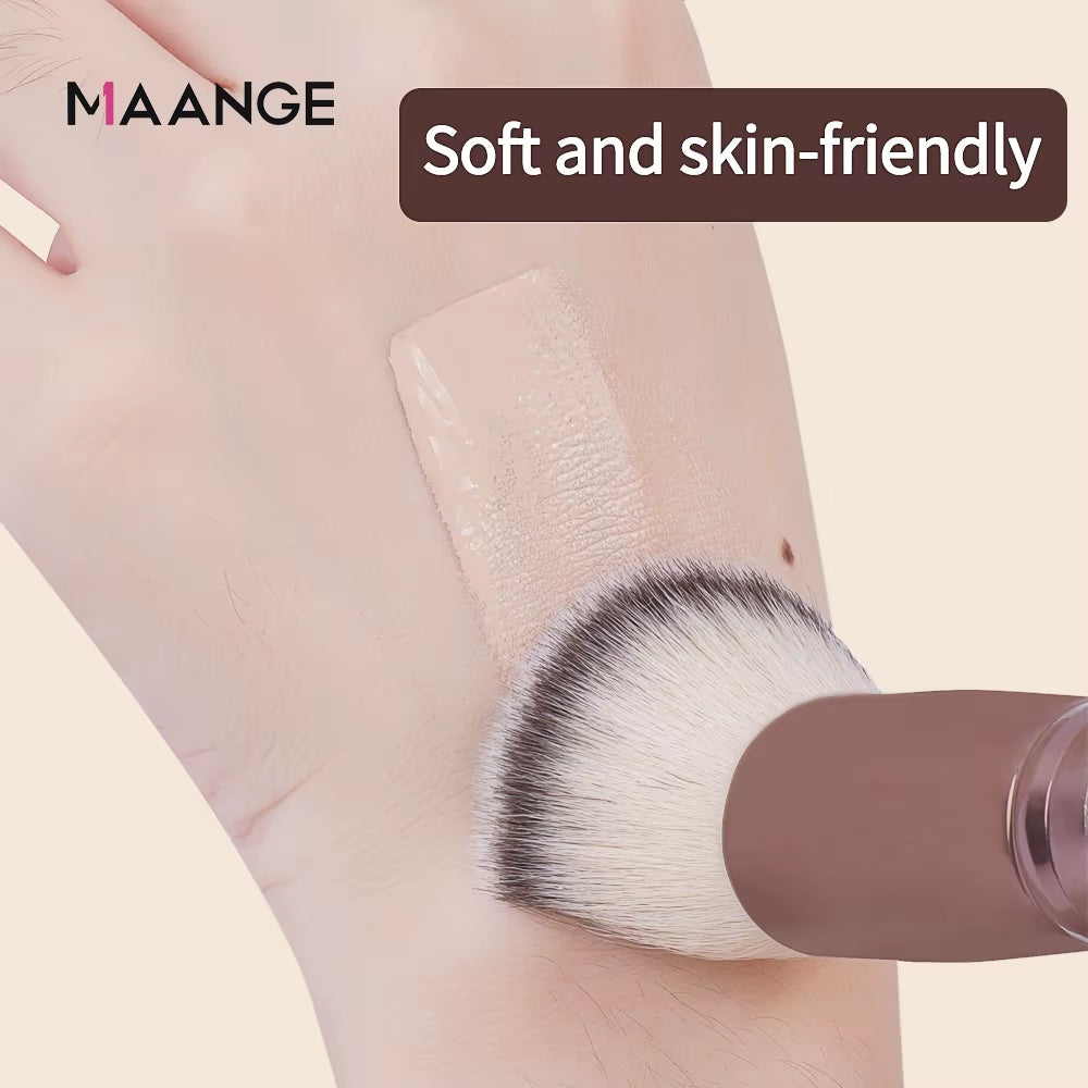 1PCS Makeup Brush with Box Foundation Concealer Powder Blush Contour Brush Dense Soft Bristle Brush Beauty Tool for Women
