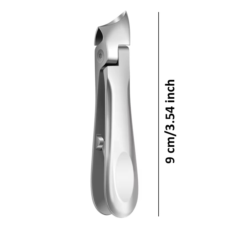 Stainless Steel Diagonal Nail Clippers for Thick Toenails and Fingernails Wide Jaw Opening Nail Clipper Nail Cutters