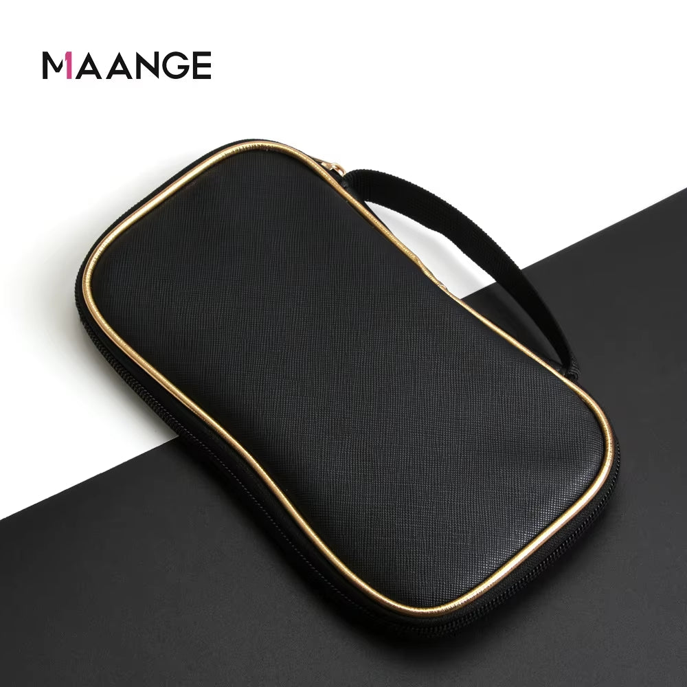 Hot Selling MAANGE Litchi Grain Receiving Package Makeup Collection Tool Makeup Brush Bag Cosmetic Bag Gift for Women