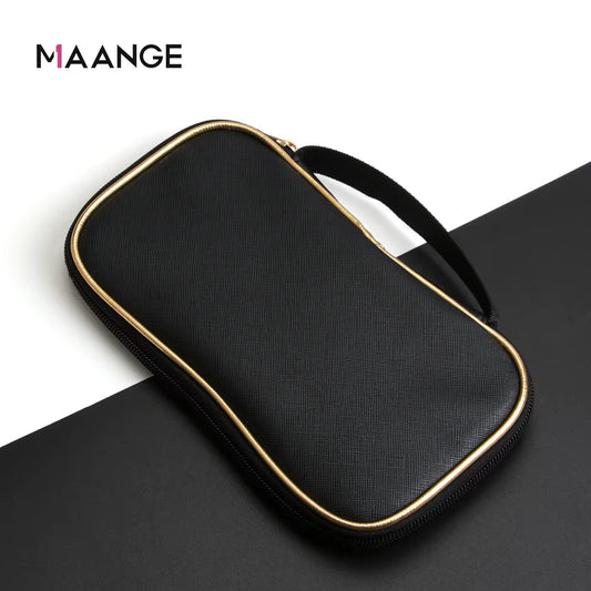 Hot Selling MAANGE Litchi Grain Receiving Package Makeup Collection Tool Makeup Brush Bag Cosmetic Bag Gift for Women