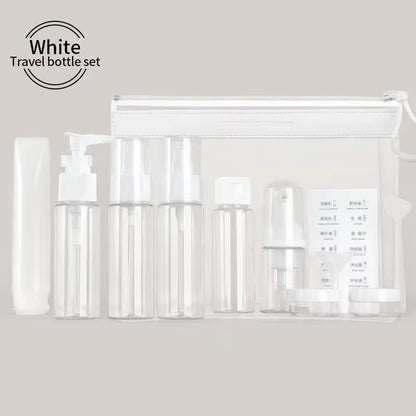 Travel Makeup Cosmetic Face Cream Pot Bottles Transparent Plastic Travel Accessories Empty Make up Container Bottle