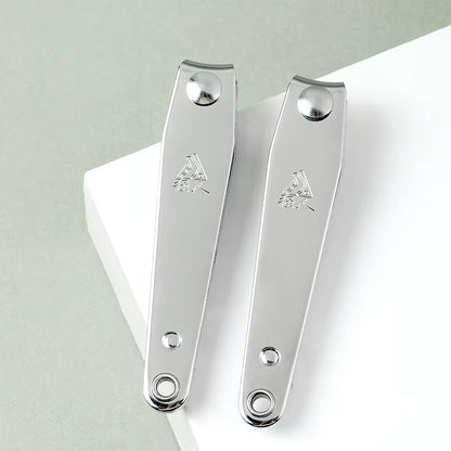 Stainless Steel Nail Cutter with Nail File Flat Clipper Fit for Big Size Fingernail Toenail Tips Cutter Trimmer Nail Care Tool