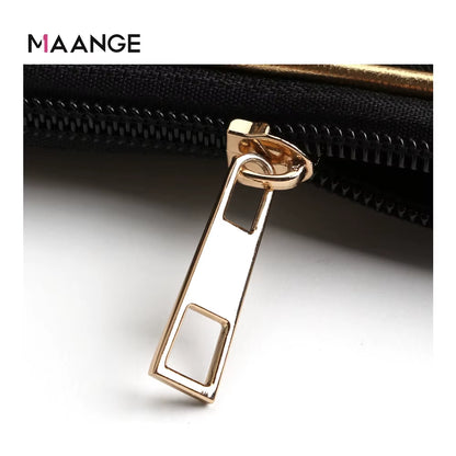 Hot Selling MAANGE Litchi Grain Receiving Package Makeup Collection Tool Makeup Brush Bag Cosmetic Bag Gift for Women