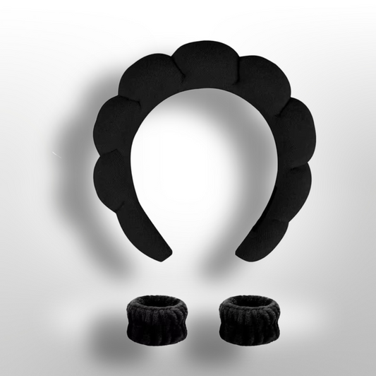 Headband Spa Doux et Mignon – Idéal pour Soins du Visage, Maquillage & Douche