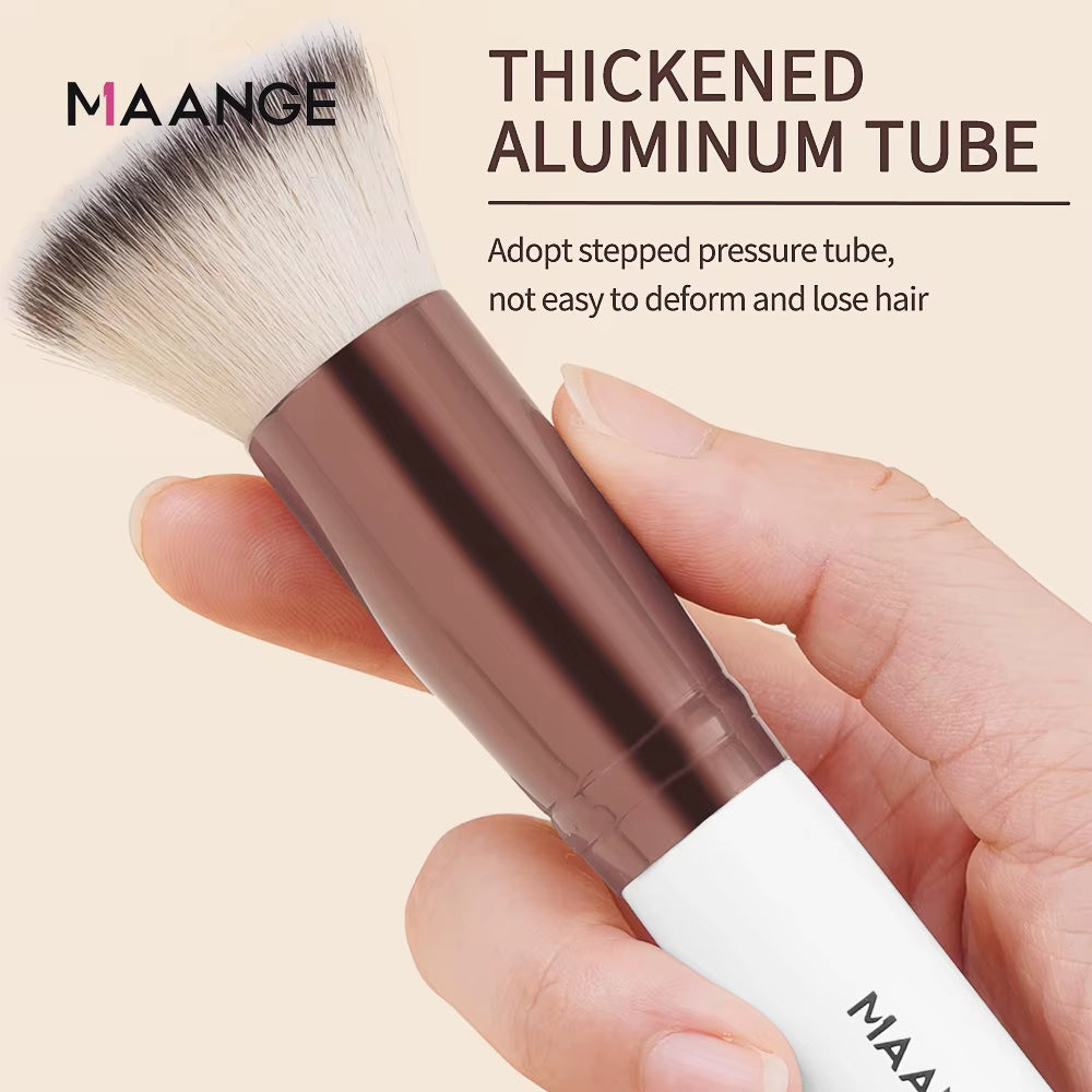 1PCS Makeup Brush with Box Foundation Concealer Powder Blush Contour Brush Dense Soft Bristle Brush Beauty Tool for Women