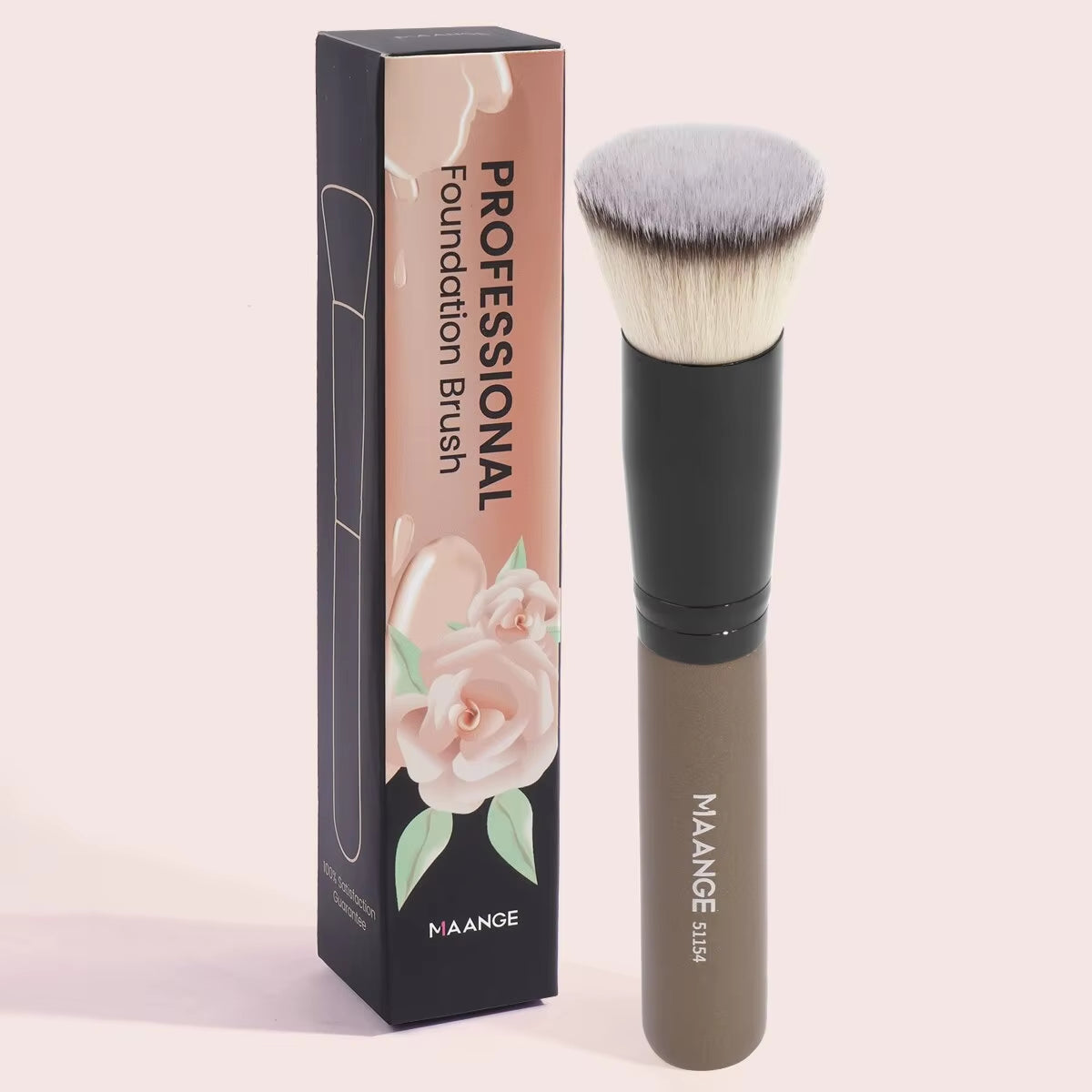 1PCS Makeup Brush with Box Foundation Concealer Powder Blush Contour Brush Dense Soft Bristle Brush Beauty Tool for Women