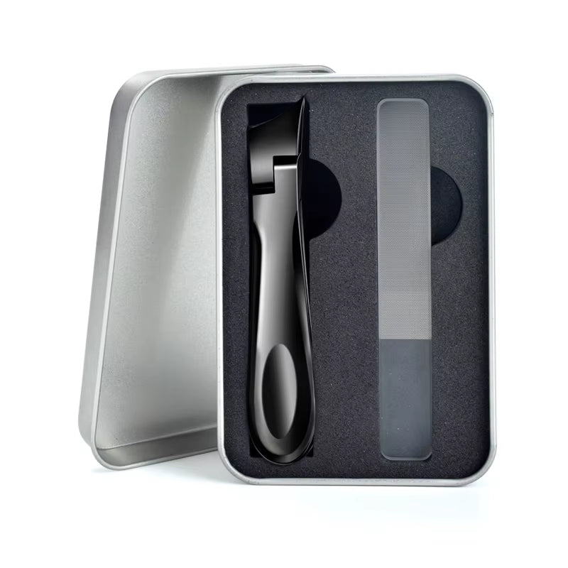 Stainless Steel Diagonal Nail Clippers for Thick Toenails and Fingernails Wide Jaw Opening Nail Clipper Nail Cutters