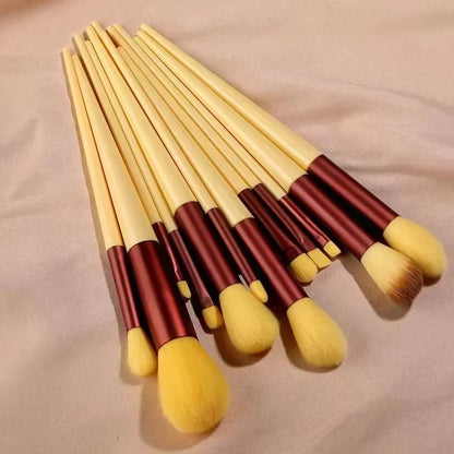 13Pcs Makeup Brushes Cosmetic Full Set 3 Colors Soft Hair Female Make up Tools Foundation Brush Eyeshadow Complete Kit