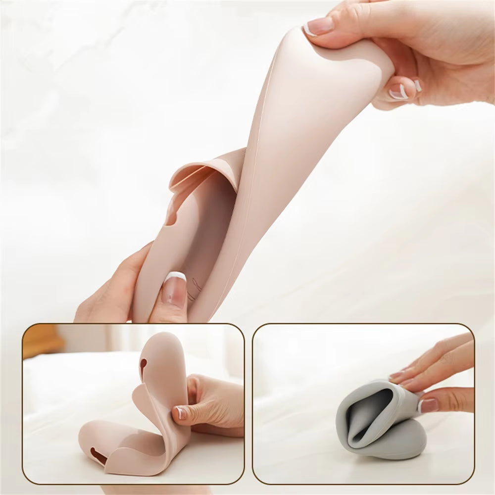 Travel Makeup Brush Holder Silicone Cosmetic Brushes Bag Makeup Tools Case Portable Waterproof Makeup Tools Organizer Women Girl