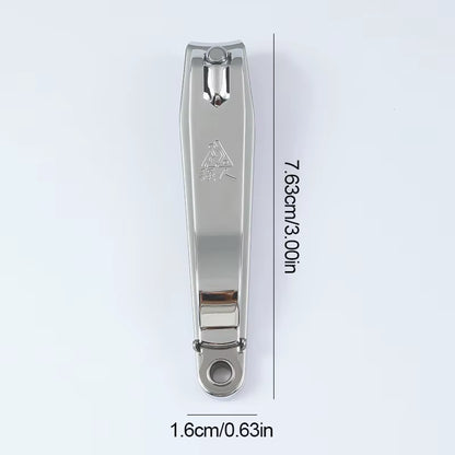 Stainless Steel Nail Cutter with Nail File Flat Clipper Fit for Big Size Fingernail Toenail Tips Cutter Trimmer Nail Care Tool
